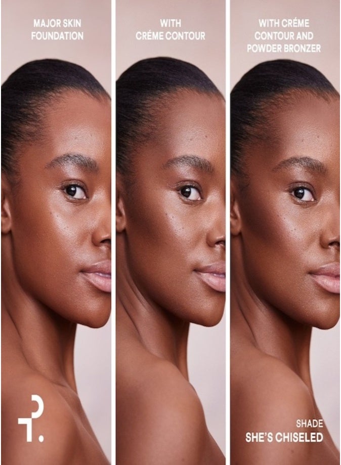 باتريك تا ثنائي كونتور وبرونزر باتريك تا ماجور سكلبت 15.8 غرام | كريم وبودرة لنحت الوجه، إنها منحوتة - Image 4